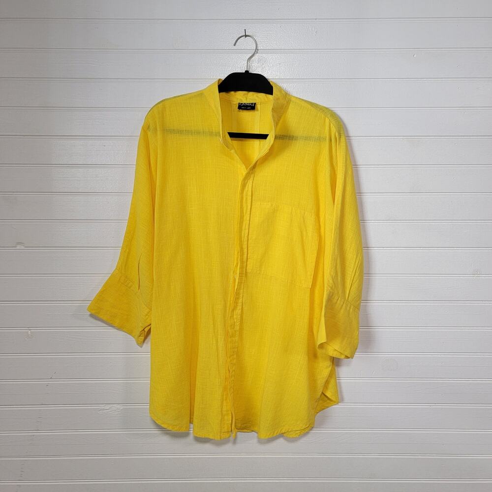 Dilemma Art to Wear Oversized Lagenlook Handspun Organic Cotton Contemporary Top